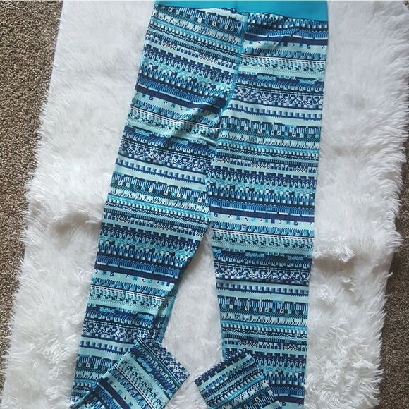 Nike Pro Dri Fit blue leggings Size Small Excellent used condition - Picture 4 of 6